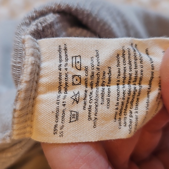 Light Grey Tan Open-Front Ribbed Cardigan - Picture 5 of 5